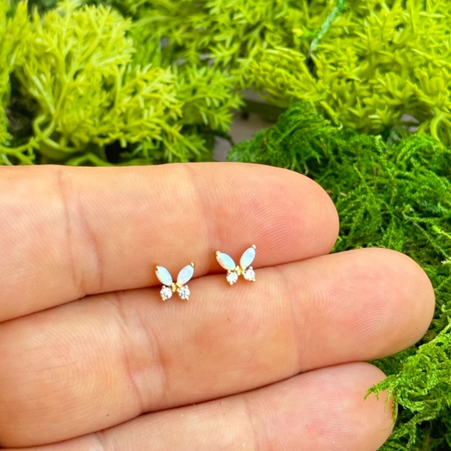 Butterfly Guide Stud Earrings