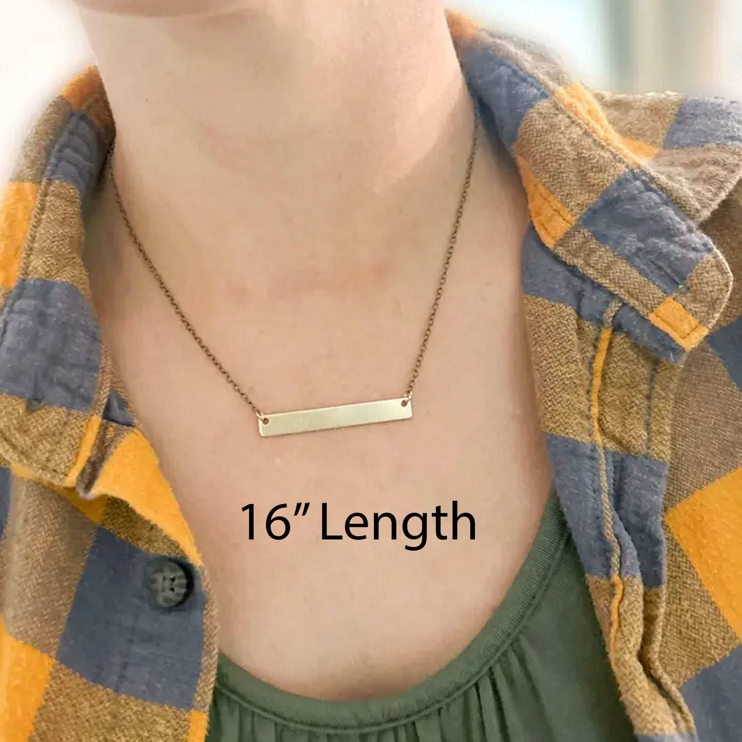 Make it Come True Bar Necklace